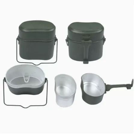 Outdoor sports multi-functional lunch box set, aluminum alloy lunch box, German water bottle lunch box, German-style lunch box, old-fashioned and nostalgic Outdoor sports multi-functional lunch box set, aluminum alloy lunch box, German water bottle lunch box, German-style lunch box, old-fashioned and nostalgic